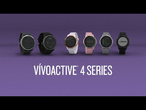 Chytré hodinky Garmin VívoActive 4S, strieborná/sivá