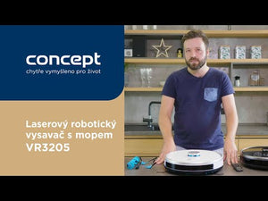 Robotický vysávač Concept Perfect Clean VR3205, 3v1