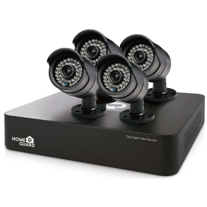 iGET HGDVK46704 - CCTV 4CH DVR + 4xHD kamera 720p