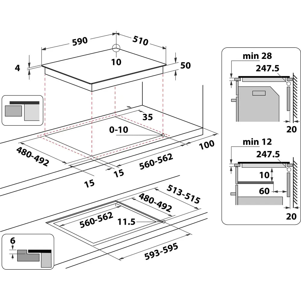 Indukčná doska Whirlpool WL S7260 NE