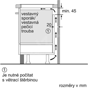 Indukčná varná doska Bosch, 60 cm, 4 zóny, 2x CombiZone, 7,4 kW