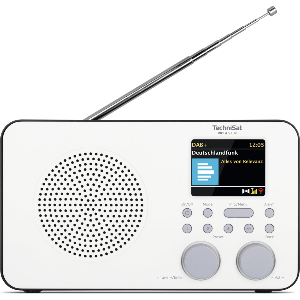 Internetové rádio TechniSat VIOLA 2 C IR, biele