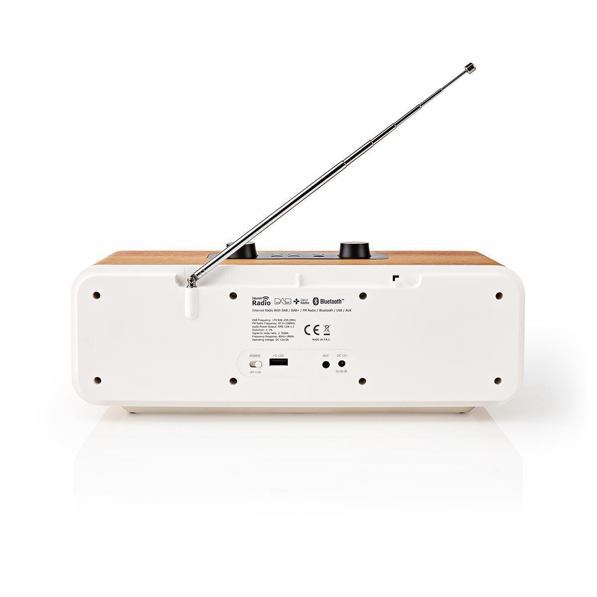 Internetové rádio, USB, Bluetooth NEDIS  RDIN2500WT