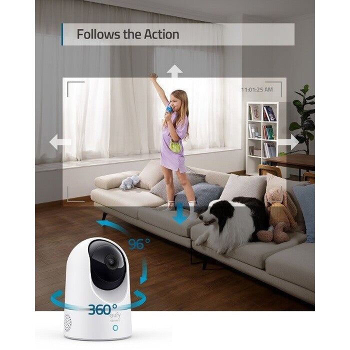 IP kamera Anker Eufy Indoor Cam 2K Pan &amp; Tilt White