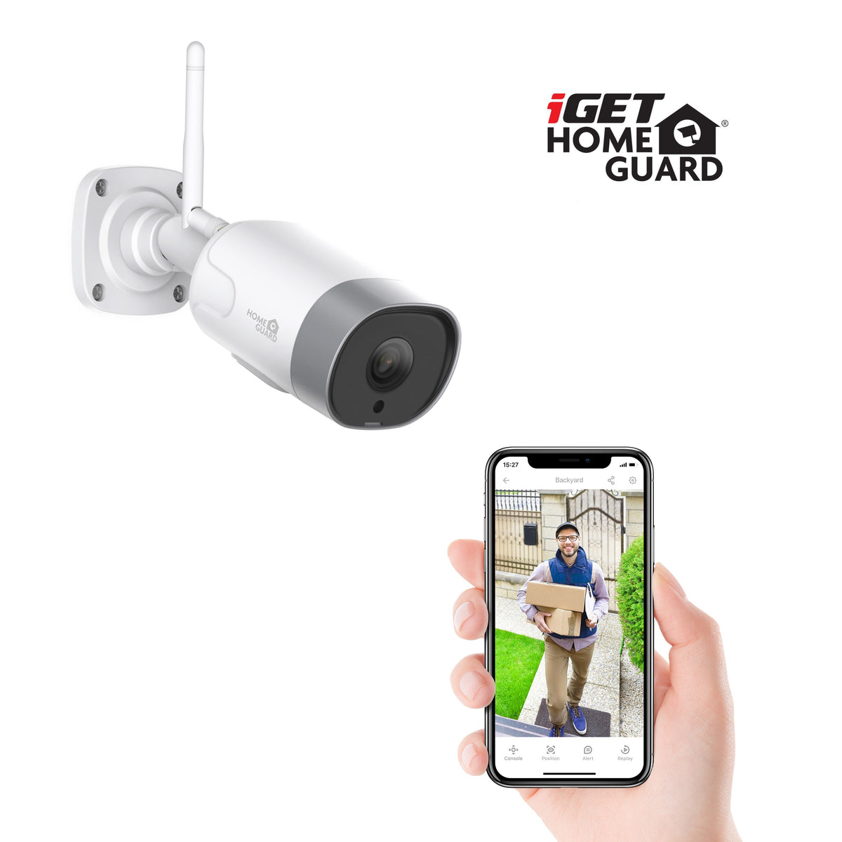 IP kamera iGET HOMEGUARD HGWOB852, Full HD, microSD, vonkajšia