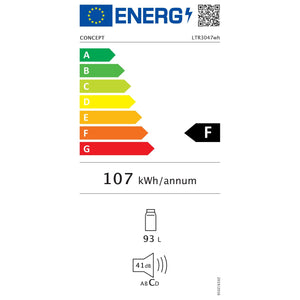 Jednodverová chladnička Concept LTR3047wh