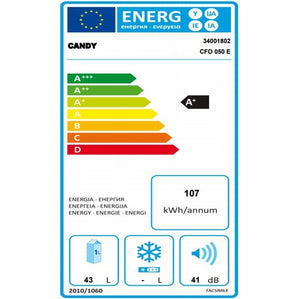 Jednodverová chladnička s mrazničkou Candy CFO 050 E POUŽITÝ, NEO