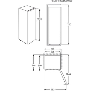 Jednoverová chladnička Electrolux LRB1DE33W