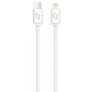 Kábel Aligator Power 3A, USB-C na Lightning, biely