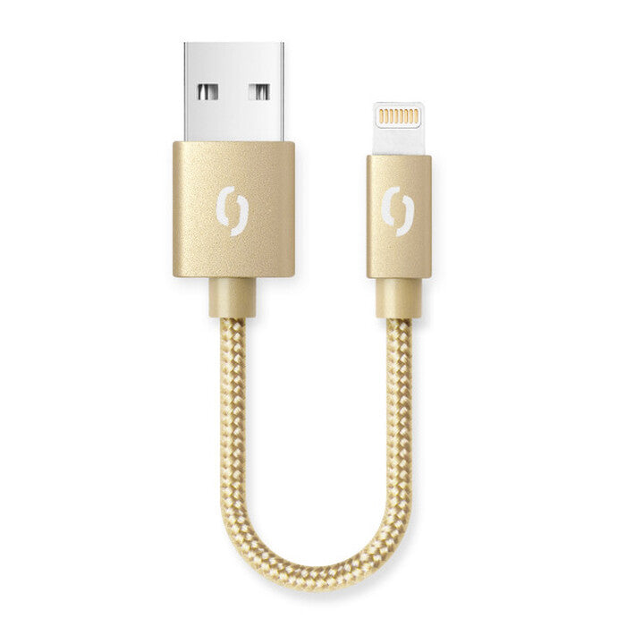 Kábel Aligator Premium 2A, Lightning na USB, 50cm, zlatá