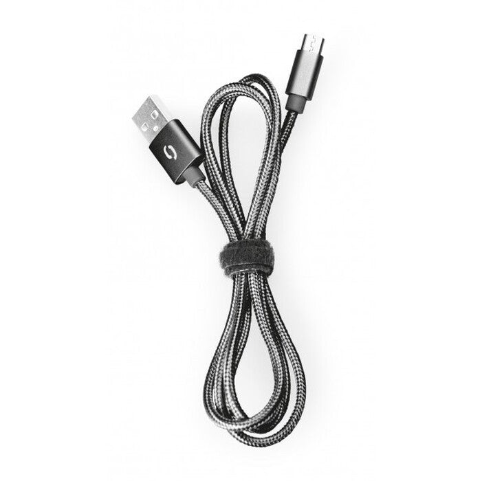 Kábel Aligator Premium Lightning na USB 2A, čierna