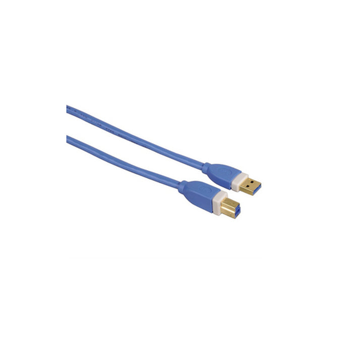 Kabel PremiumCord USB 3.0 A-B 3m, modrý OEM