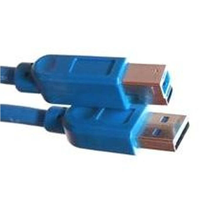 Kabel PremiumCord USB 3.0 A-B 3m, modrý OEM