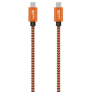 Kábel WG USB-C, 1m, oranžová