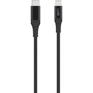 Kábel WG USB Typ C na Lightning s MFI, 1m, čierna POŠKODENÝ OBAL