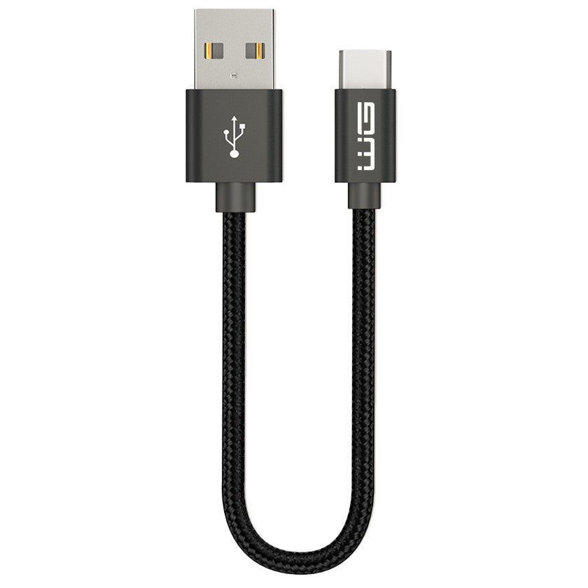 Kábel WG USB Typ C na USB, 20cm, čierna