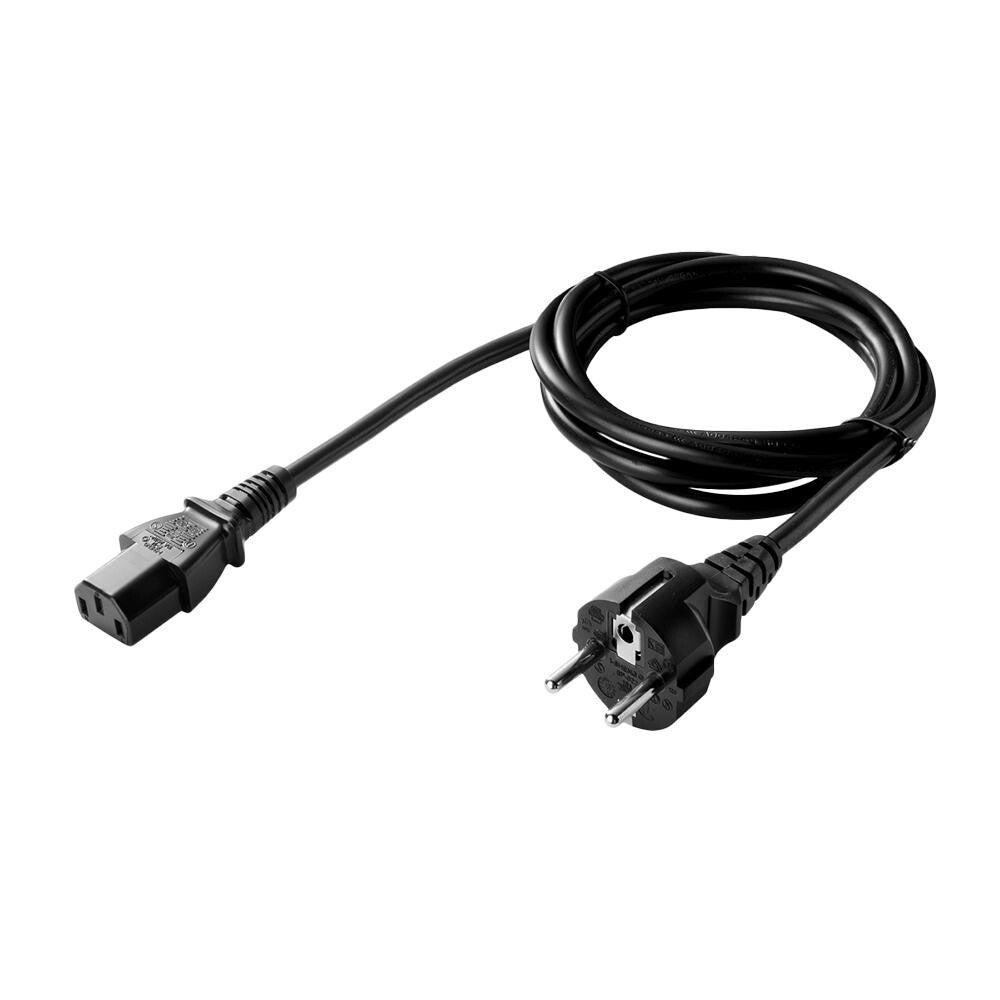 Sieťový kábel napájací k PC, 1,5m, 3-pin, 10A, čierna