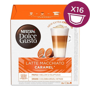 Kapsle Nescafé Dolce Gusto Latte Macchiatto Caramel, 16ks Tovar s prechádzajúcou expiráciou