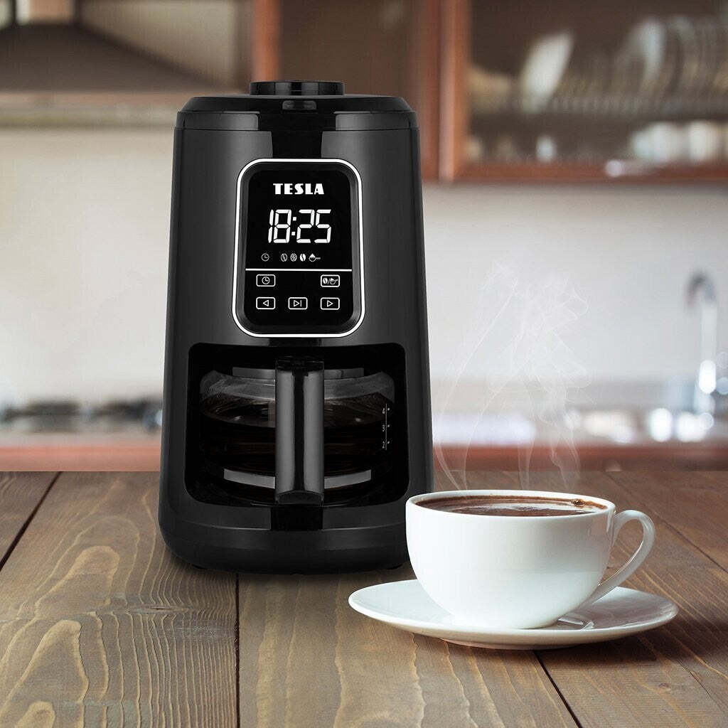 Kávovar s mlynčekom TESLA CoffeeMaster ES400 POUŽITÉ, NEOPOTREBO