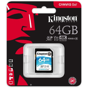 Kingston SDXC Canvas Go! 64GB, UHS-I U3  SDG/64GB