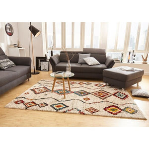 Koberec Mint Rugs Geometric, krémový, 120x170 cm