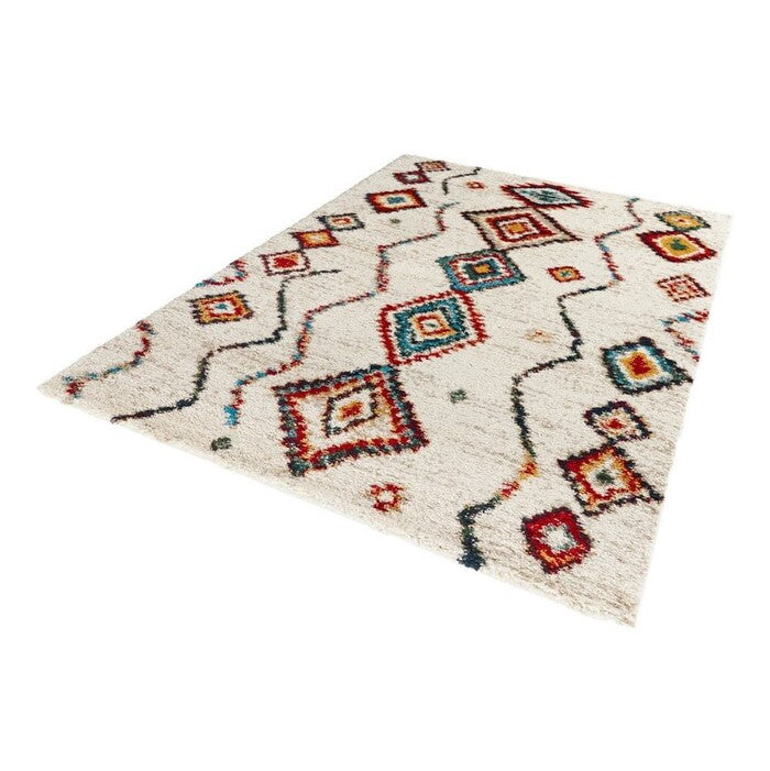 Koberec Mint Rugs Geometric, krémový, 80x150 cm