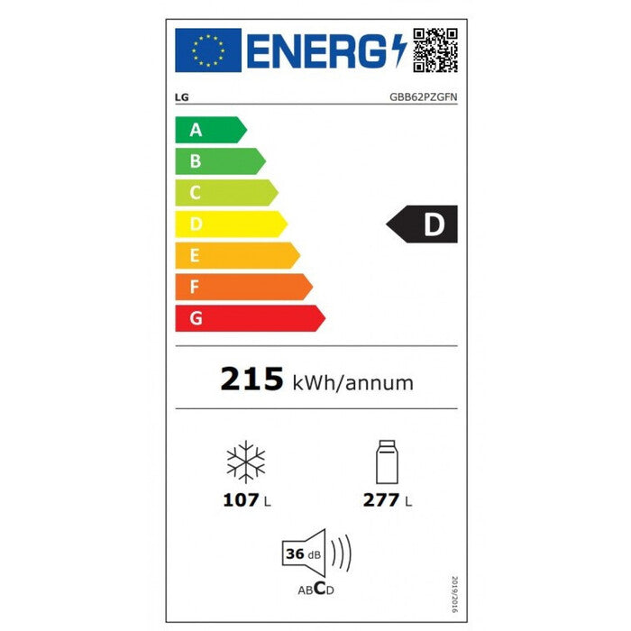 Kombinovaná chladnička s mrazničkou dole LG GBB62PZGFN VADA VZHĽADU, ODRENINY