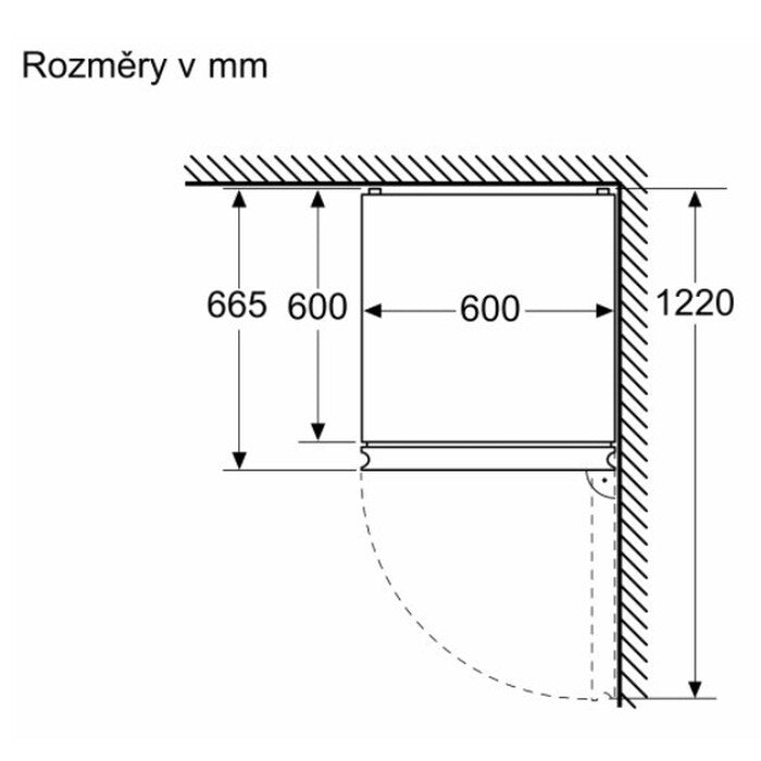 Kombinovaná chladnička s mrazničkou dole Siemens KG39N2ICF