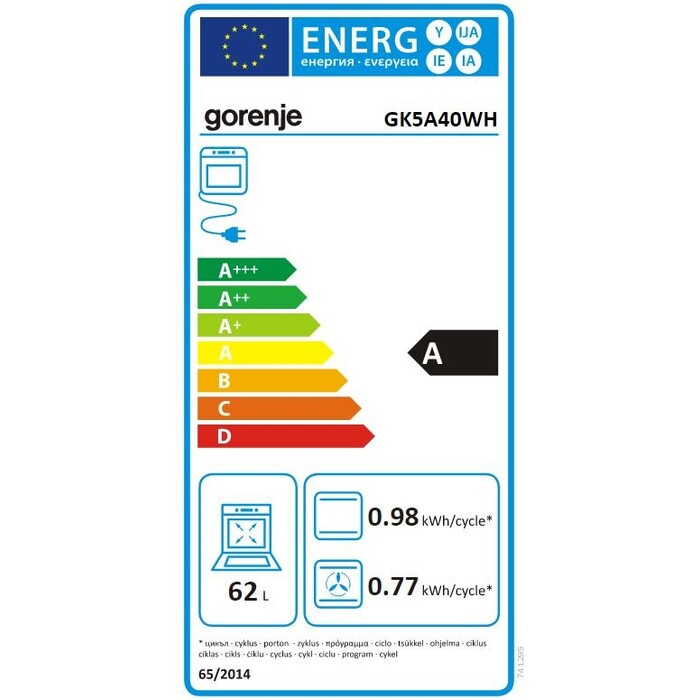 Kombinovaný sporák Gorenje GK5A40WH