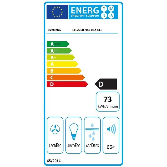 Komínový odsávač pár Electrolux EFC226R