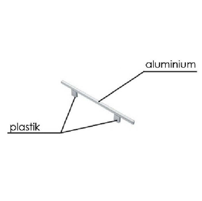 Kuchyňa Emilia - 300 cm (biela vysoký lesk/čierna) - II. akosť