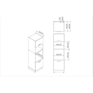 Kuchyňa Mindy 320 cm (sivá mat) - II. akosť