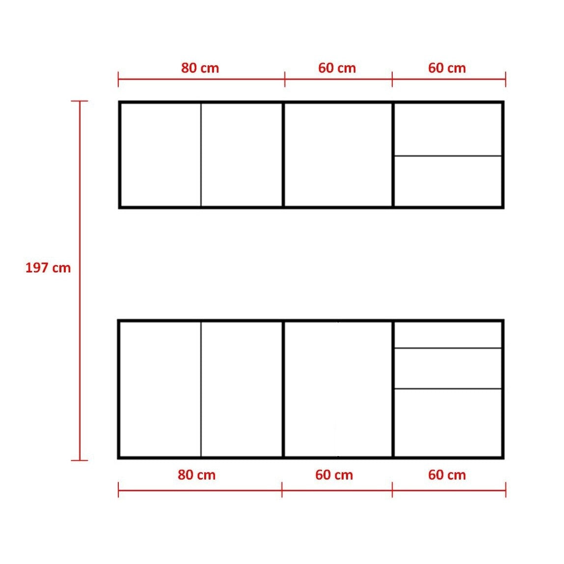 Kuchynská linka Lienny 200 cm (dub sonoma) - II. akosť