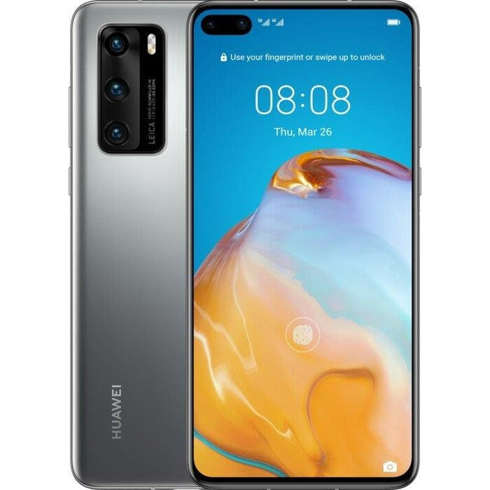 Mobilný telefón Huawei P40 8GB/128GB Silver POUŽITÉ, NEOPOTREBOVA