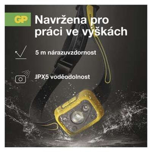 LED pracovná čelovka GP Discovery CHW53, 280 lm