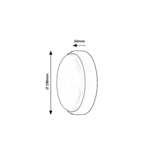 LED vonkajšie svetlo Rabalux 7406 Hort, biela