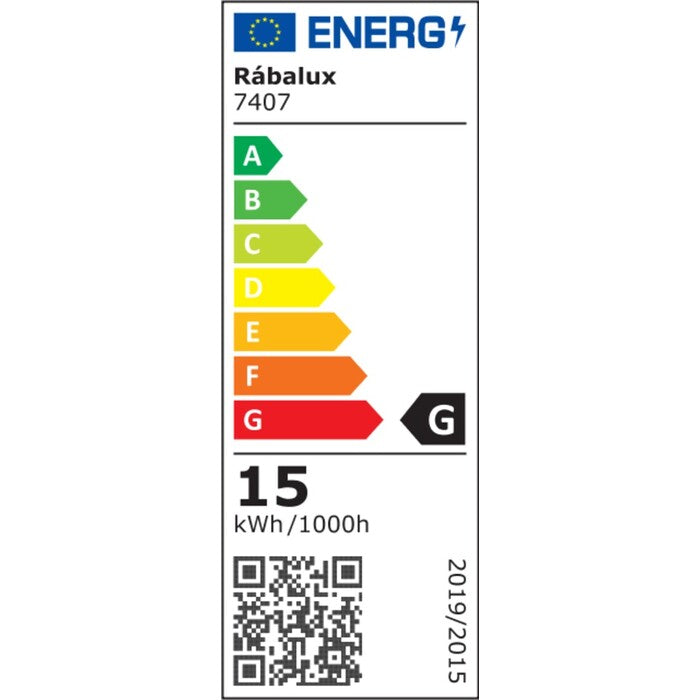 LED vonkajšie svetlo Rabalux 7407 Hort, čierna