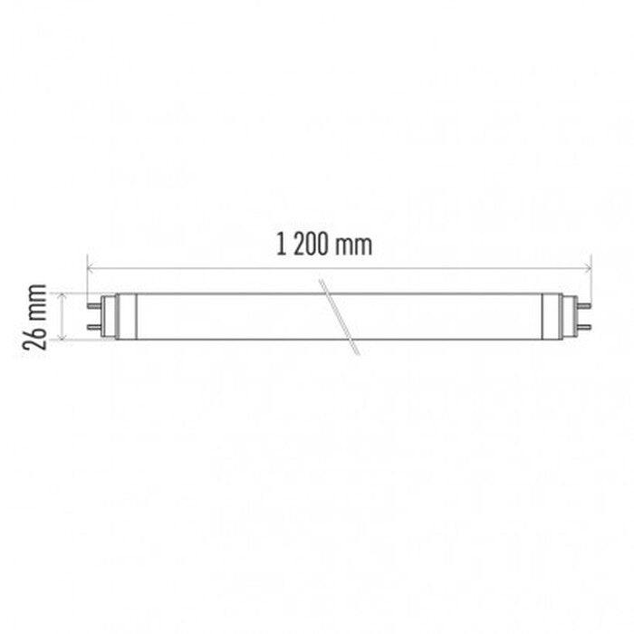 LED žiarivka Emos Z73122, T8, 18W, 120cm, studená biela, 25ks