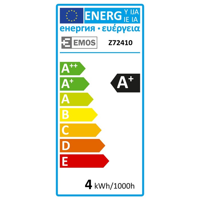 LED žiarovka Emos Z72410, GU10, 4W, reflektorová, denná biela