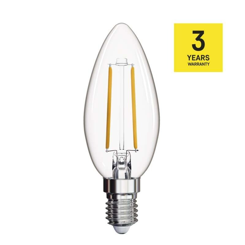 LED žiarovka Emos Z74200, E14, svíčka, 2,2W, teplá biela