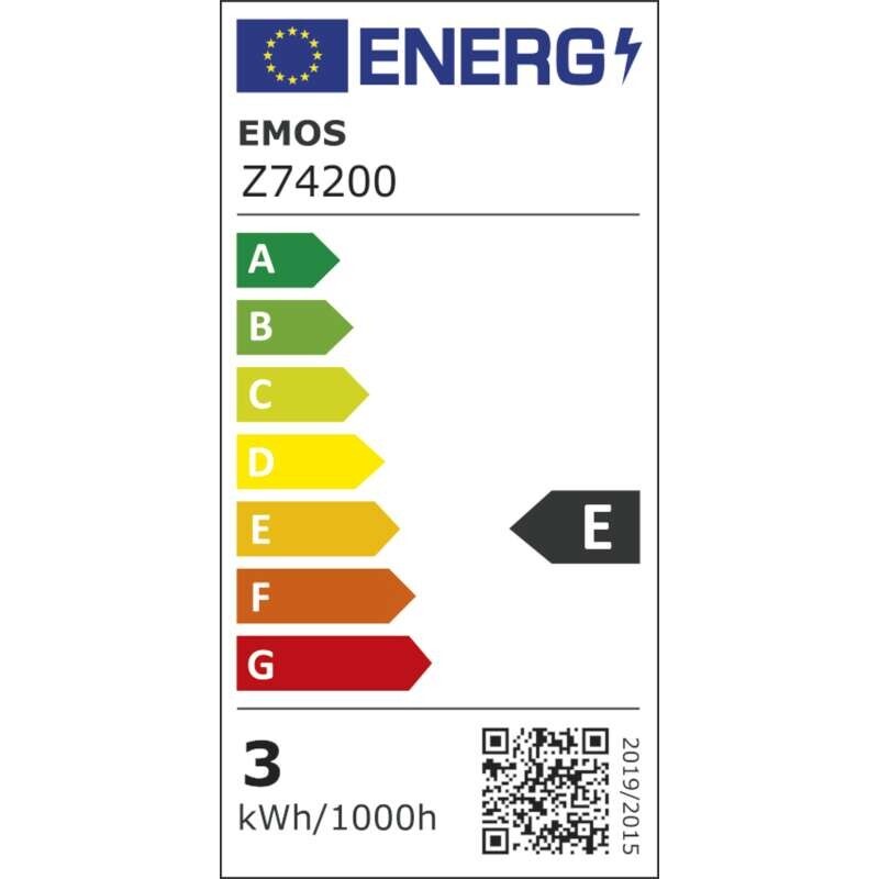 LED žiarovka Emos Z74200, E14, svíčka, 2,2W, teplá biela