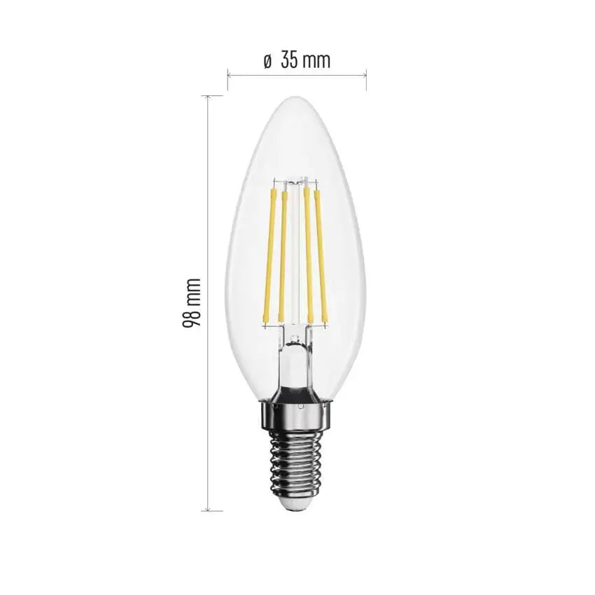 LED žiarovka Emos ZF3240, E14, 6W, teplá biela