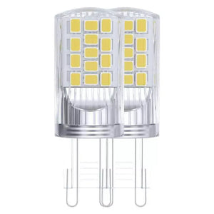 LED žiarovka Emos ZQ9544.2, G9, 4W, teplá biela, 2 ks