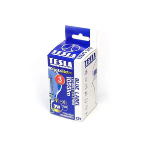 LED žiarovka Tesla, Filament retro, E27, 8W, 2700K, teplá biela