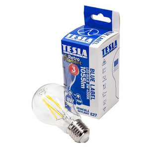 LED žiarovka Tesla, Filament retro, E27, 8W, 4000K, denná biela