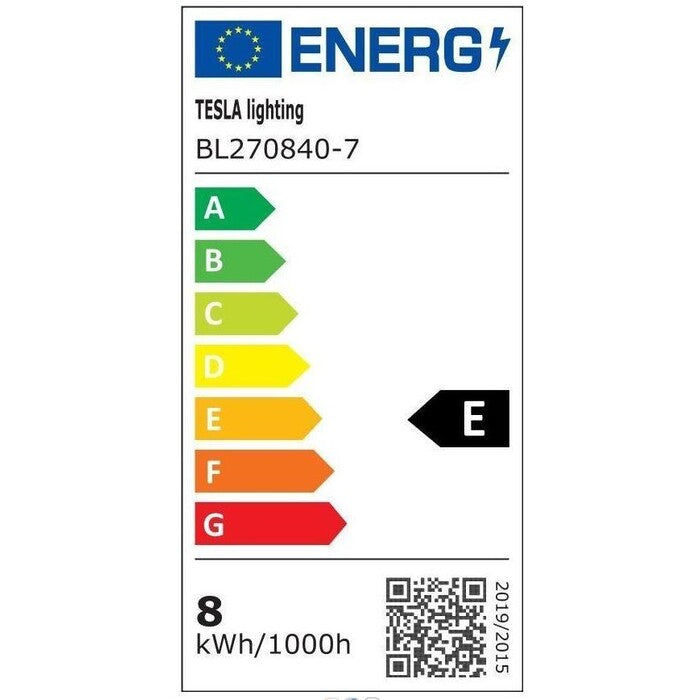 LED žiarovka Tesla, Filament retro, E27, 8W, 4000K, denná biela