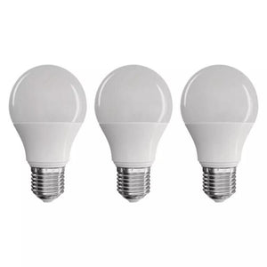 LED žiarovka Emos True Light, 7,2 W, E27, teplá biela, 3 ks