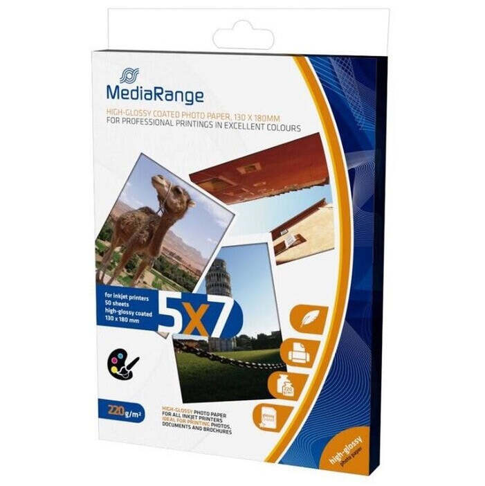 MEDIARANGE 13x18 50 listov 220g lesklý atrament