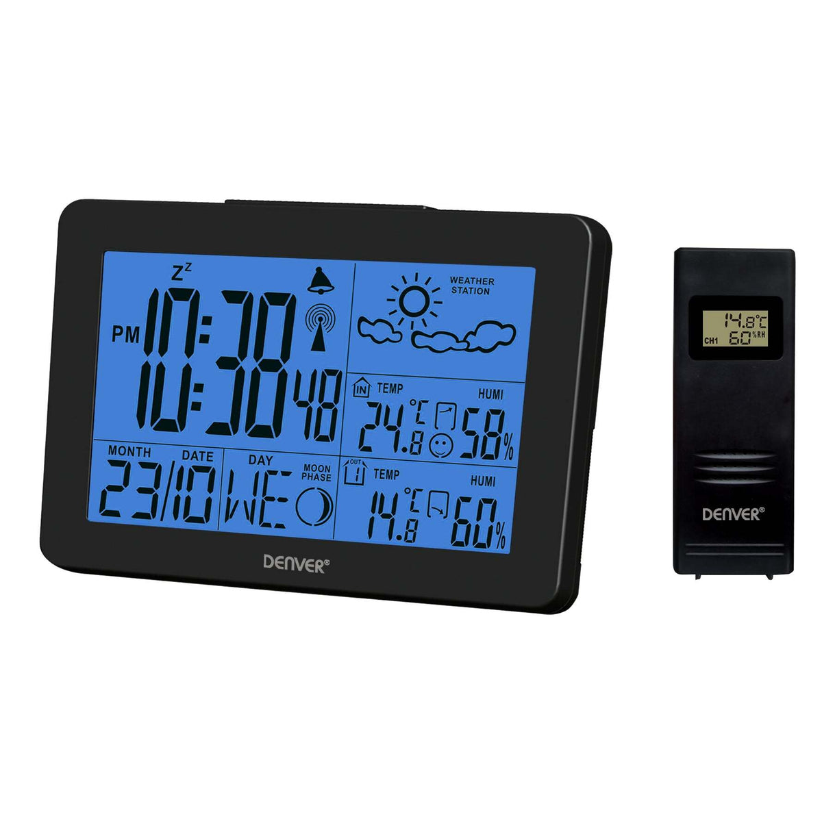 Meteostanica Denver WS-530 Black ROZBALENÉ