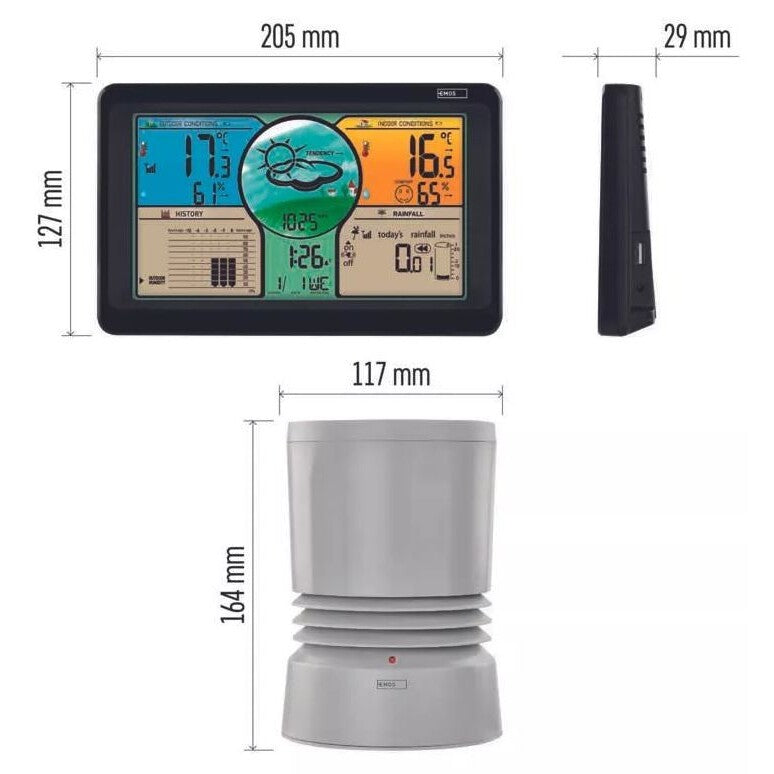 Meteostanica Emos E8670, domáca, bezdrôtová